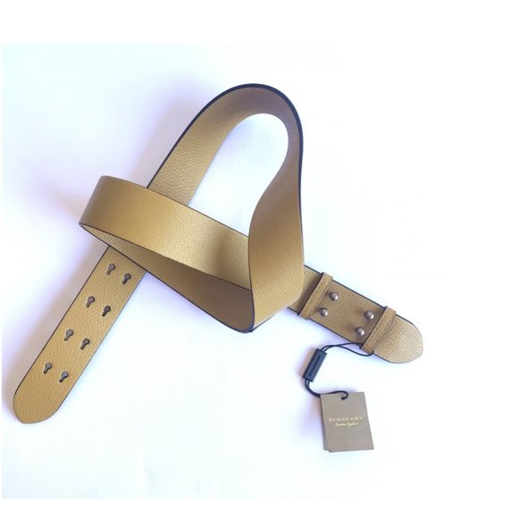 NEW Burberry Marais Medium Leather Belt / Belt Bag Cornflower Yellow NWT - Picture 2 of 11